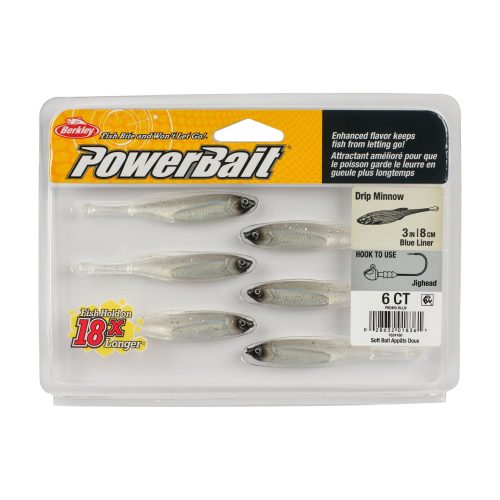 Berkley PowerBaitDripMinnow BlueLiner 3in PKG