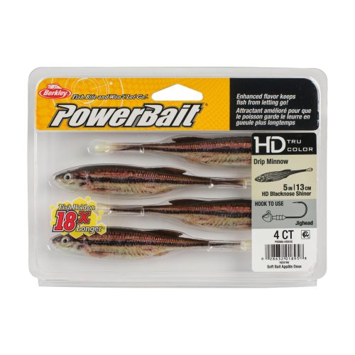 Berkley PowerBaitDripMinnow HDBlacknoseShiner 5in PKG