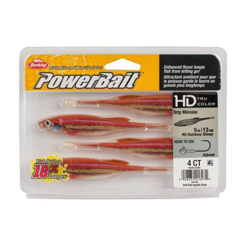 Berkley PowerBaitDripMinnow HDRainbowShiner 5in PKG