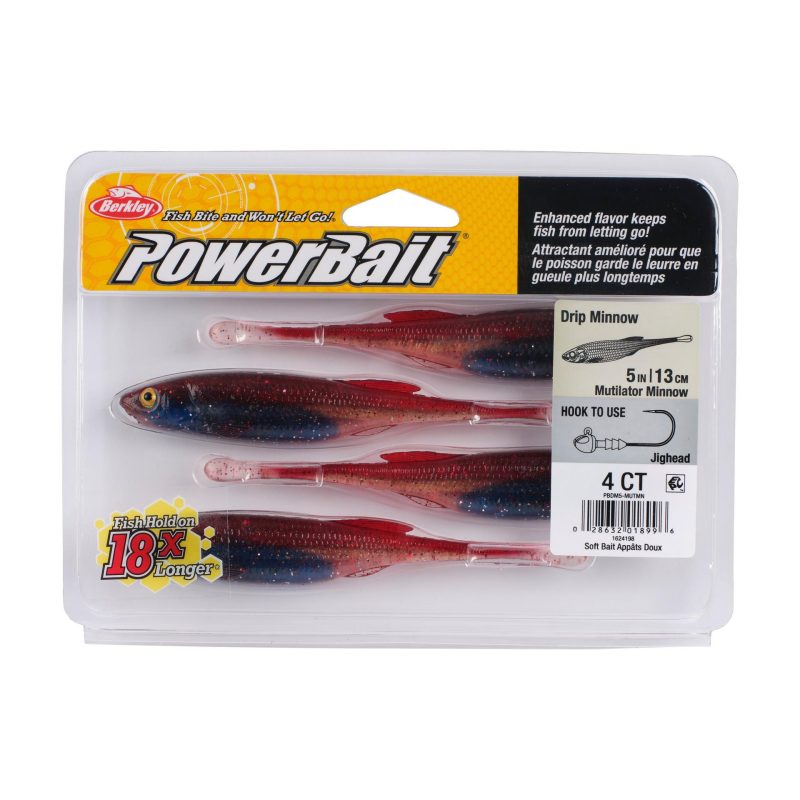 Berkley PowerBaitDripMinnow MutilatorMinnow 5in PKG