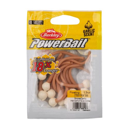 Berkley PowerBaitFloatingMiceTails Garlic Smores PKG