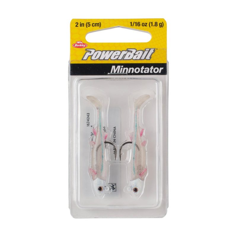 Berkley PowerBaitMinnotator HDWhiteShiner 2in PKG