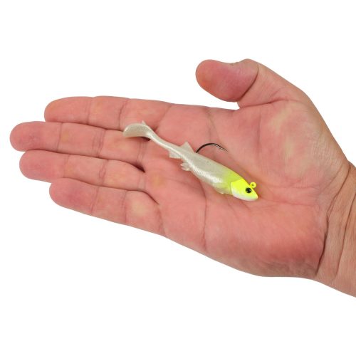 Berkley PowerBaitMinnotator LemonHeadGlow 3 5in HAND