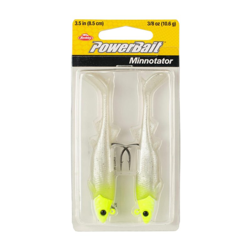 Berkley PowerBaitMinnotator LemonHeadGlow 3 5in PKG