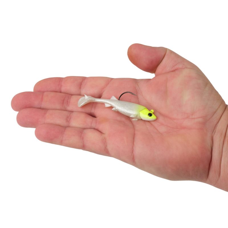 Berkley PowerBaitMinnotator LemonHeadGlow 3in HAND