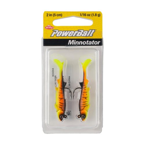 Berkley PowerBaitMinnotator OrangeTiger 2in PKG