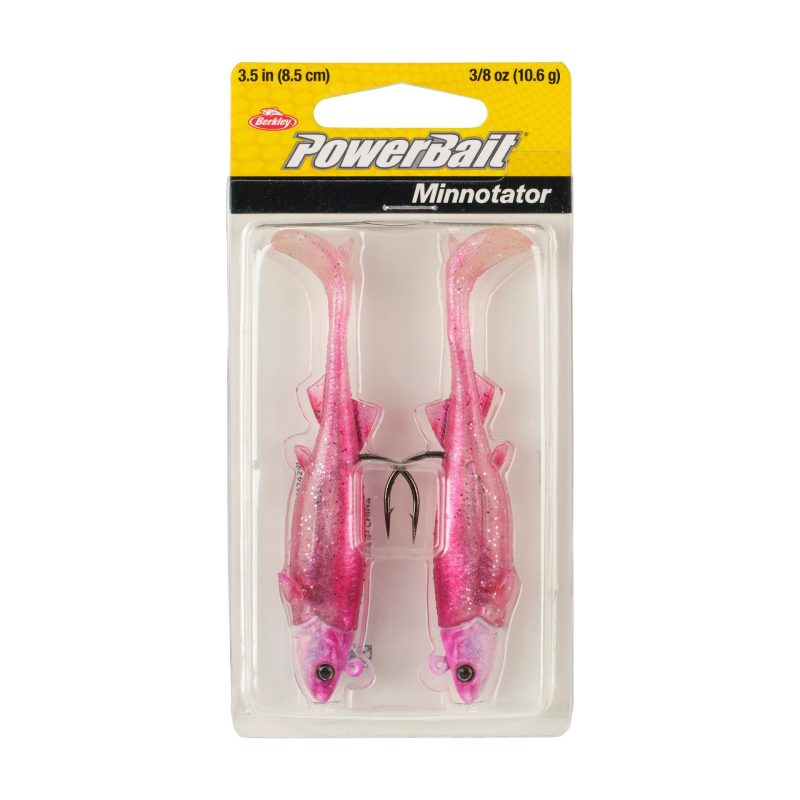 Berkley PowerBaitMinnotator PinkShiner 3 5in PKG