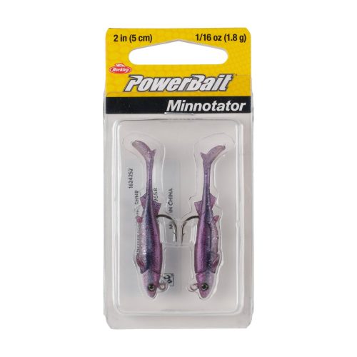 Berkley PowerBaitMinnotator PurpleShiner 2in PKG