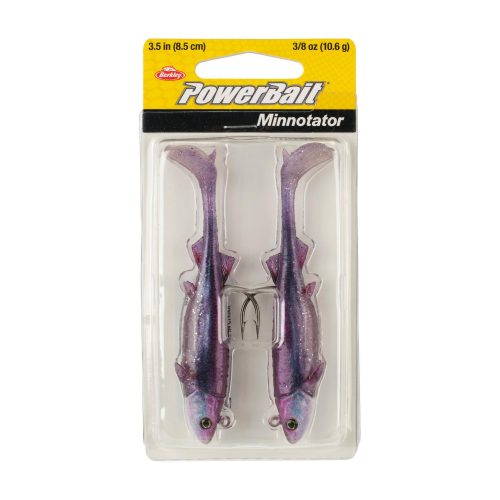 Berkley PowerBaitMinnotator PurpleShiner 3 5in PKG