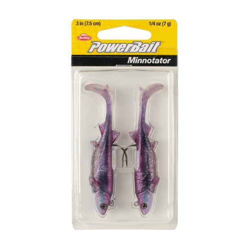 Berkley PowerBaitMinnotator PurpleShiner 3in PKG