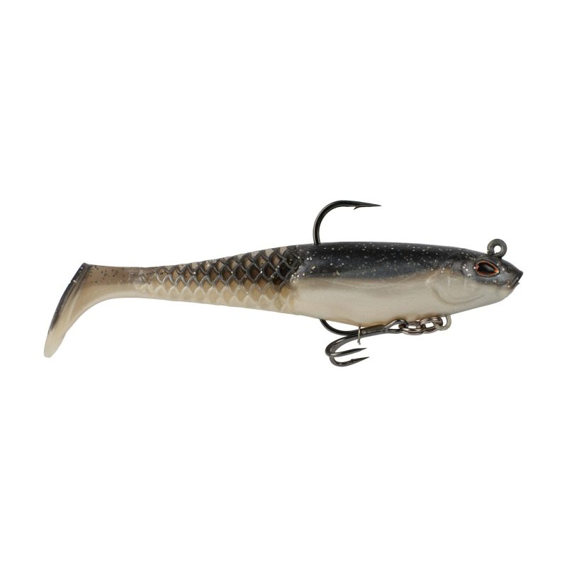 Berkley PowerBaitSaltwaterPre RiggedCullshad BlackShad alt1