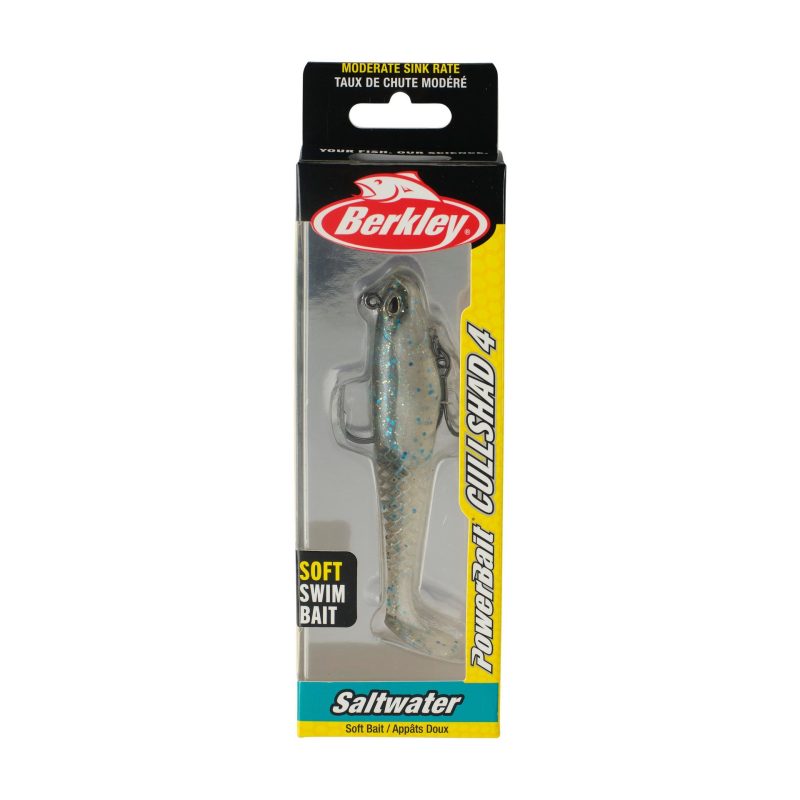 Berkley PowerBaitSaltwaterPre RiggedCullshad HDPinfish 4in PKG