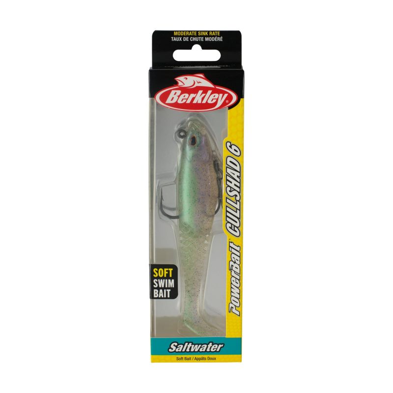 Berkley PowerBaitSaltwaterPre RiggedCullshad Mermaid 6in PKG