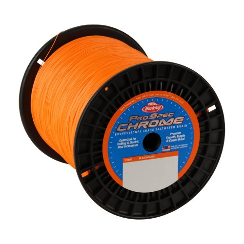 Berkley ProSpecChromeBraid BulkMediumSpool BlazeOrange alt5