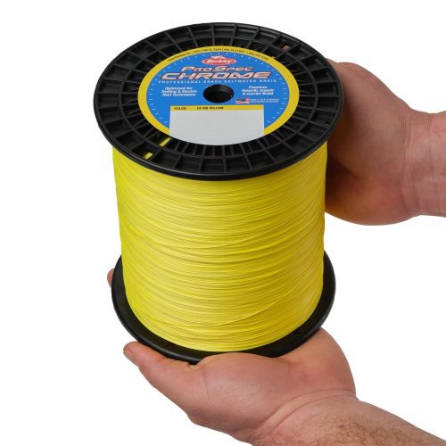 Berkley ProSpecChromeBraid BulkMediumSpool Hi VisYellow alt4