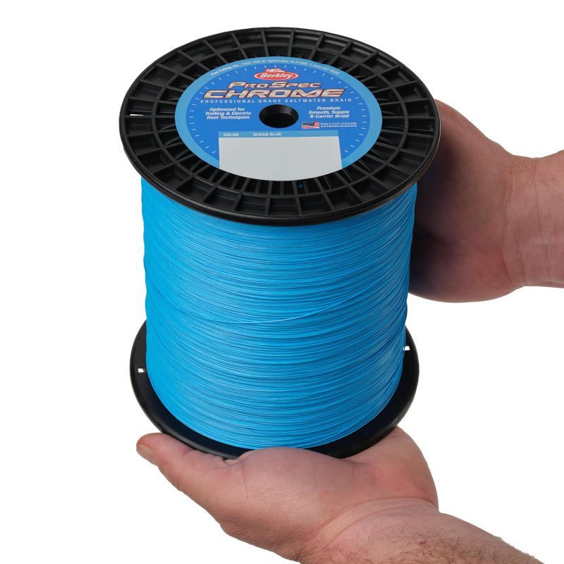 Berkley ProSpecChromeBraid BulkMediumSpool OceanBlue alt4