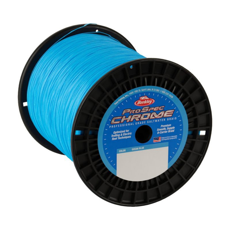 Berkley ProSpecChromeBraid BulkMediumSpool OceanBlue alt5