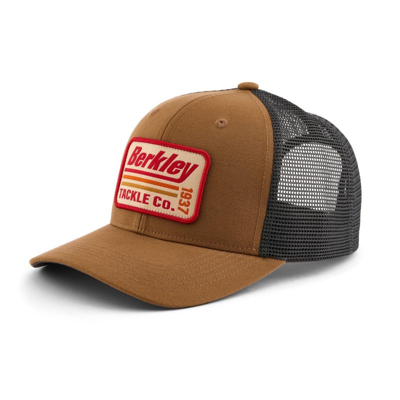 Berkley StriperTruckerHat LightBrown alt1