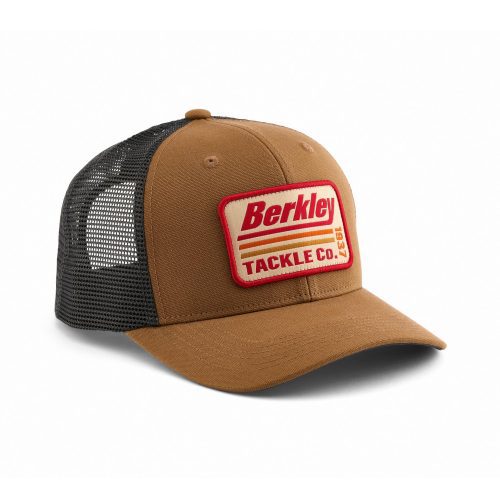 Berkley StriperTruckerHat LightBrown alt2