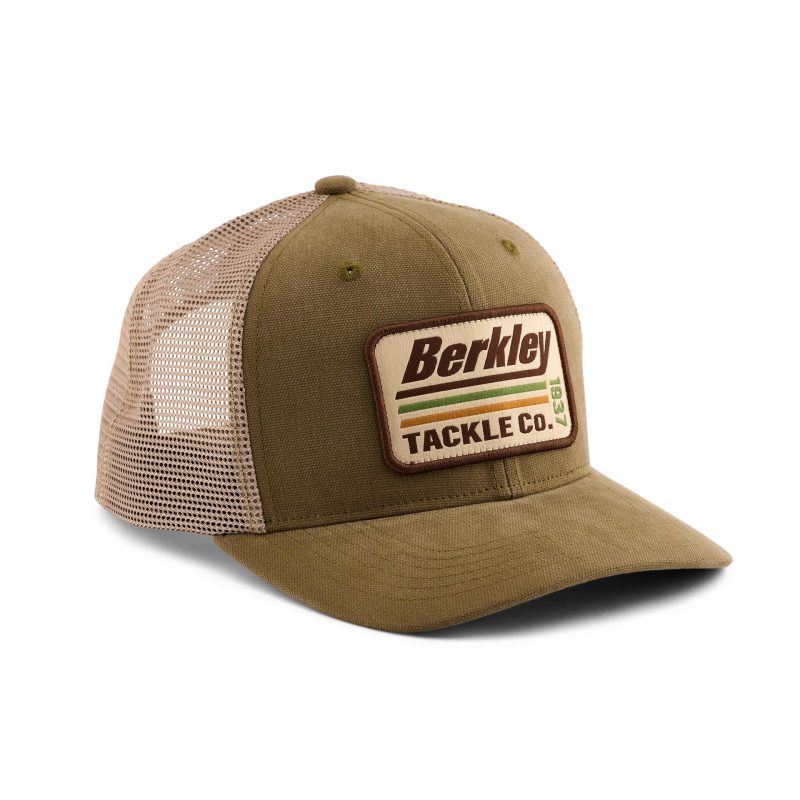 Berkley StriperTruckerHat Olive alt2