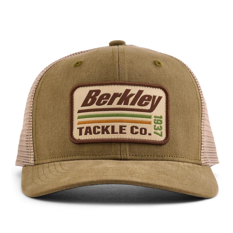 Berkley StriperTruckerHat Olive alt3