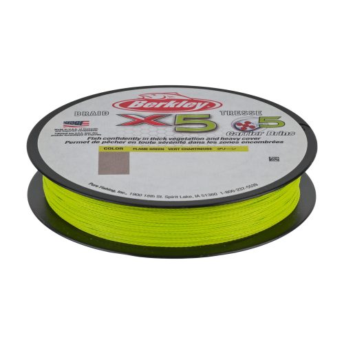 Berkley x5Braid FlameGreen Filler alt7